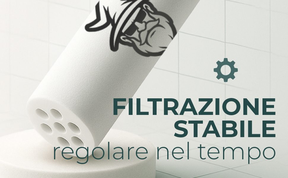 Filtro Eopono in primo piano: filtrazione stabile e regolare nel tempo